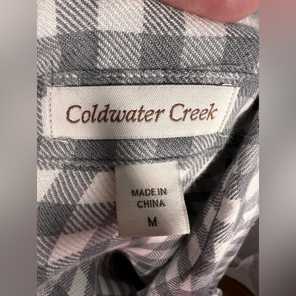 EUC Coldwater Creek Checked Shirt - Picture 9 of 10